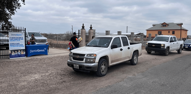 Laredo Texas residents receive free water from DentaQuest