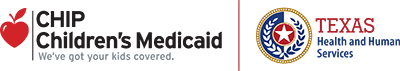 Texas Health and Human Services CHIP Children's Medicaid Logo