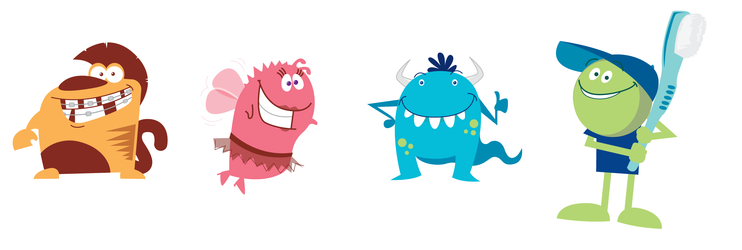 Kids Korner characters