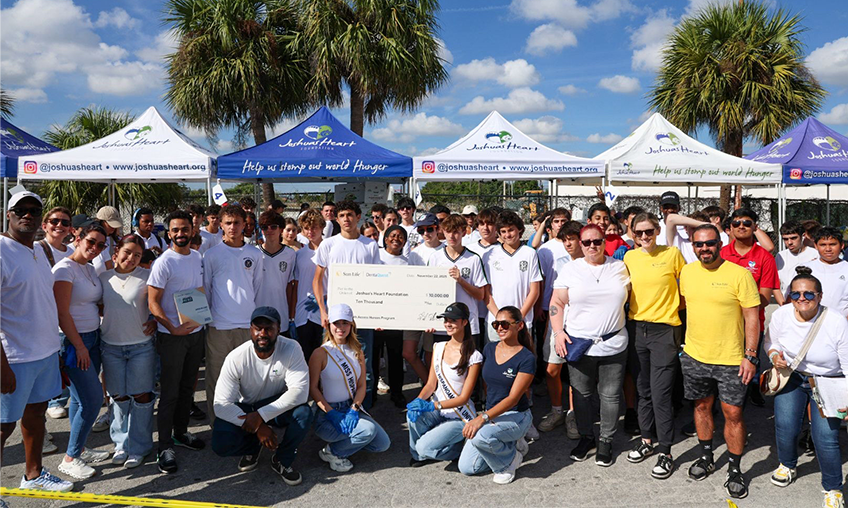 Joshua's Heart Foundation receiving HAH award