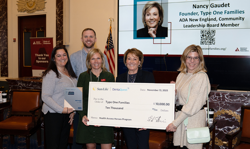 Nancy Gaudet Check Presentation